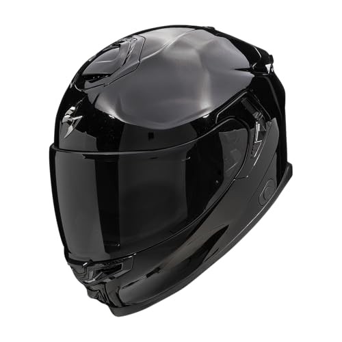 Casque Scorpion EXO-GT SP Air Solid Noir idéal pour vos voyages et trajets quotidiens