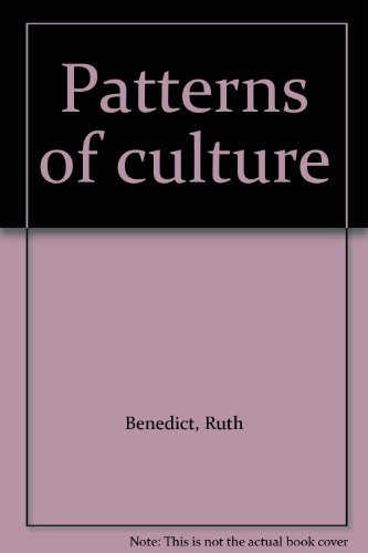 Patterns of culture B005KE9GQK Book Cover