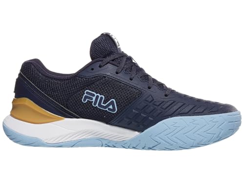 Fila Axilus 3 Mens Tennis Shoes - Navy/Blue/Wheat/D Medium / 9.03