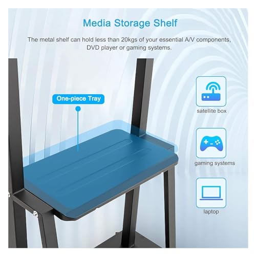 Soporte móvil para TV con ruedas para 50-75 pulg miniatura 4