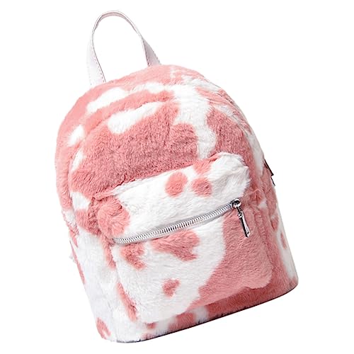 Sac à bandoulière en peluche vache pour femmes et filles idéal en voyage quotidien