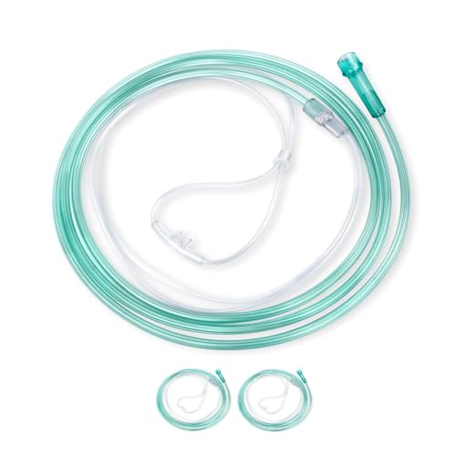 Image of Nasal Cannula For Oxygen with Soft Touch, Universal Connector for Adults (Pack Of 2, 7 Feet)