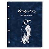 Personalisierbare Zeugnismappe in dunkelblauer Samtoptik mit eigenem Namen und Motiv - inkl. 12 Sichthüllen - Silberner Aufdruck mit individuellem Motiv selbst gestalten