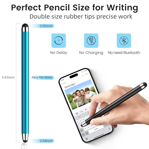 Styluslink Stylus Pens For Touch Screens,10 Pack 2 In 1 Capacitive Apple Pen Ipad Stylus Pencil Universal Stylus Pen For Ipad Iphone Android Phone Samsung Galaxy Tablets Laptops Chromebook All Touch Screen thumb #1
