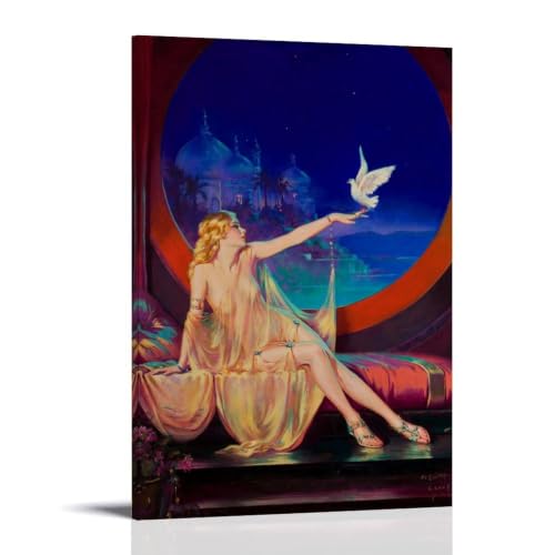 Impression sur toile Henry Clive Sultana de qualité supérieure 40x61 cm