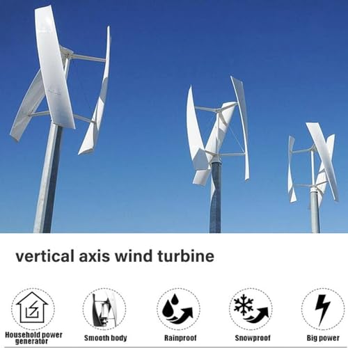 Zestaw generatora turbiny wiatrowej 400 W – 3 łopatki DC 12 V/24 V z kontrolerem ładowania MPPT do użytku morskiego, kampera, użytku domowego - wydajne rozwiązanie energii odnawialnej