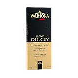 Valrhona - Gourmet Blonde Chocolate Bars - DULCEY, 2.46oz (Pack of 4) | 32% CACAO | Kosher | Perfect...