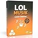 Produktbild LOL Musik - Lachen verboten | Partyspiel | Kartenspiel | Gesellschaftsspiel | Geschenkidee zu jedem Anlass | Musikspiel f. musikbegeisterte Erwachsene | Spieleabend | 5 witzige Kategorien zum Lachen