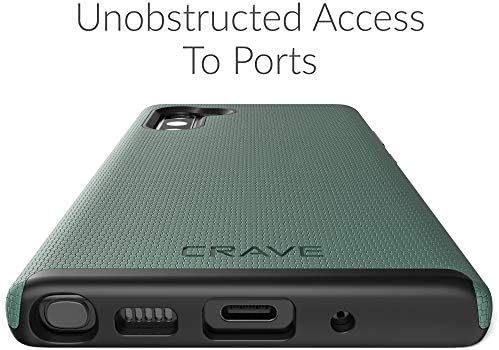 Crave for Galaxy Note 10 Case, Shockproof Protection Dual Layer Case for Samsung Galaxy Note 10 (6.3 inch) - Forest Green - Image 7