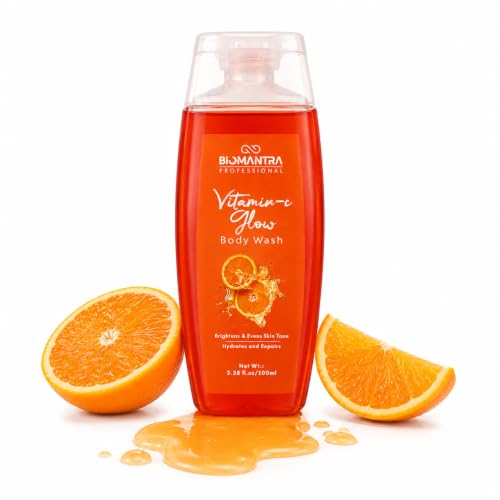 Image of Professional Vitamin C Glow Body Wash | Cleanses, Hydrates & Refreshes Skin | Helps Improve Skin Radiance | Citrus Fragrance | Daily Use Body Cleanser | 100ml