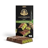 LAMO’S – Chocolate de Dubái con Pistacho (37%) y Kunafa Crujiente 200 g | Chocolate con Leche Suizo | Elaborado artesanalmente en Dubái | Dubai Signature | Regalo Gourmet (200G)