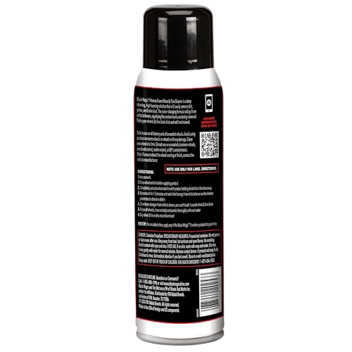 Image of Black Magic 120253 Intense Foam Wheel & Tire Cleaner w /High Foaming Deep Clean Formula to Remove Dirt, Grime & Brake Dust - Cherry Scent