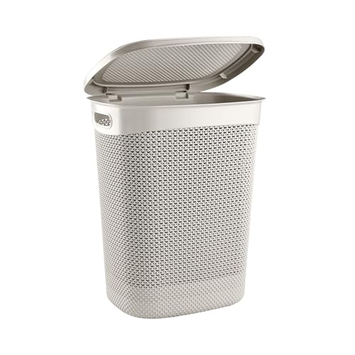 Cesto de Ropa Alto Rectangular con Tapa 52 litros 7house