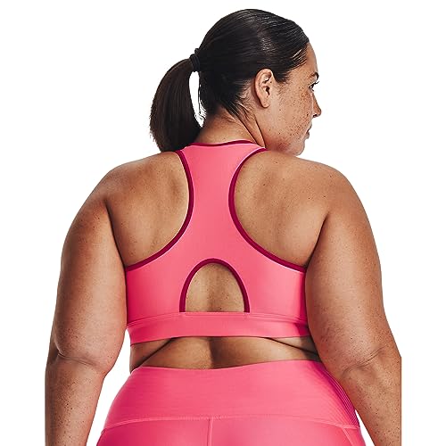 Image of Under Armour Women's Armour Mid Heathered Sports Bra