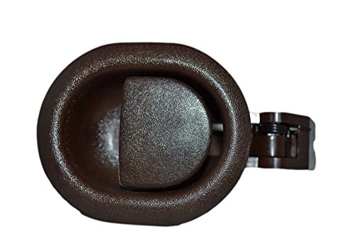 FR Small Oval Recliner Handle no Cable Brown Finish 3mm Barrel Cable Hole