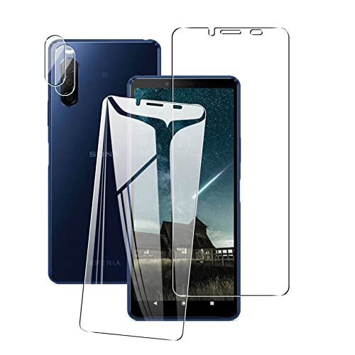 【2枚セッ】対応 Xperia 10 II docomo SO-41A / au SOV43 フィルム 保護フィルム Xperia10II 用の ガラスフィルム 強化ガラスフィルム フィルム 液晶 保護フィルム ケース 硬度9H 日本旭硝子素材AGC 超薄