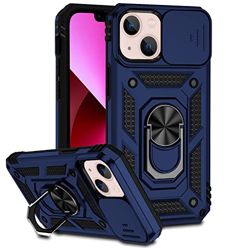 Coque iPhone 13 antichoc avec protège-caméra et béquille