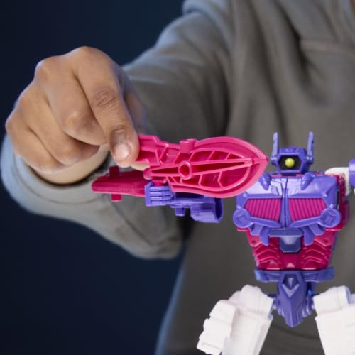 Transformers CYBERWORLD Shockwave Ultimate Cyber Changers Energon Surge Action Figure | Quick Change to Dino Mode | Robot Toys for Kids 6+ - image 5