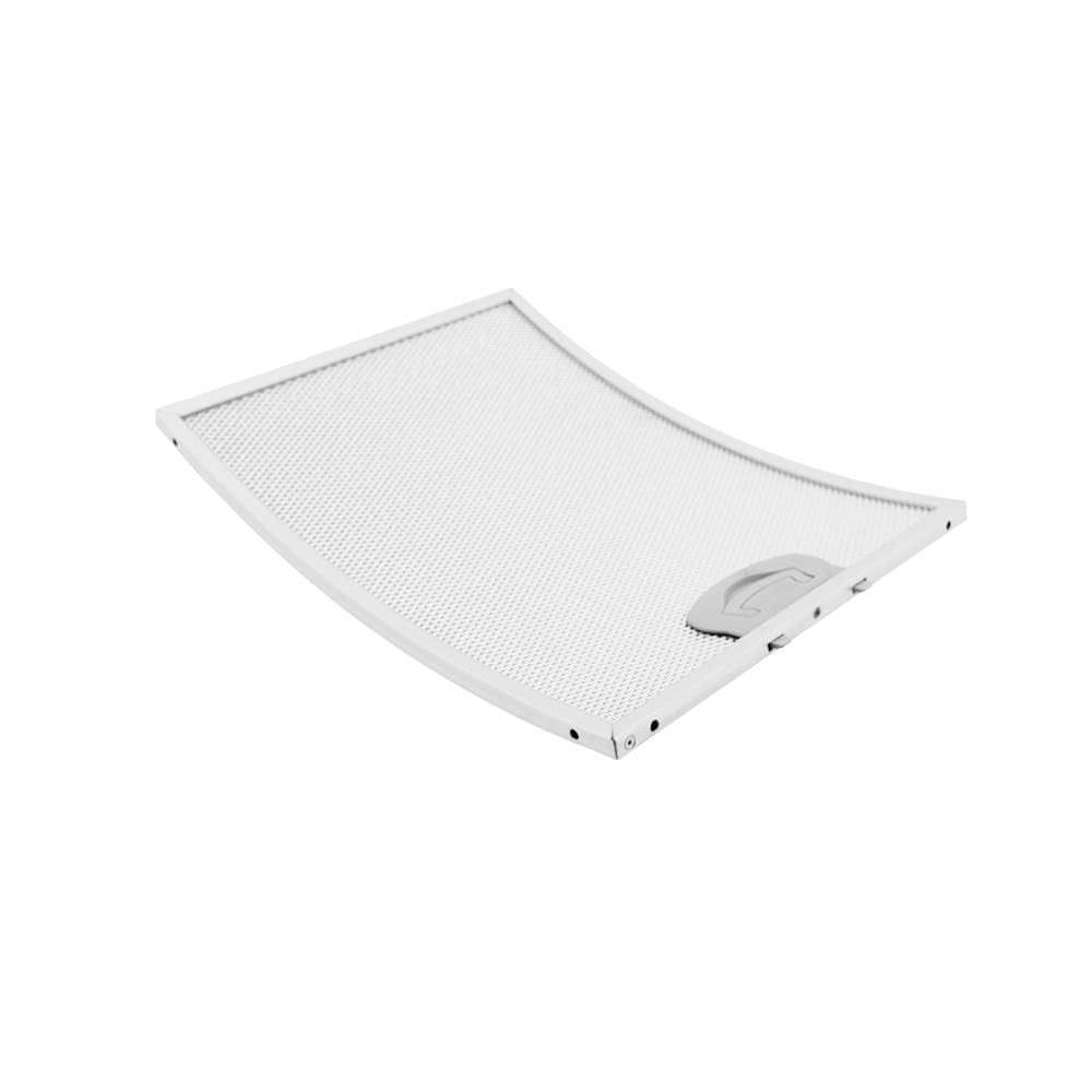 AllSpares Metalowy filtr przeciwtłuszczowy wygięty do okapów kuchennych odpowiedni do Airone ACFMCAA9X286X22000, zamiennik do Athena, Green, Medusa, Onda, Opera, Punto, TC, Zeus, 290 x 220 mm