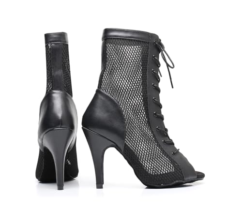 Chaussures de danse en maille Al503 avec talon de 10 cm élégant