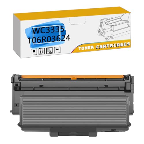 Image of AWDAXC Replacement for WC3335 106R03624 Toner Cartridges Compatible for Xerox P3330 WC3335 WC3345 Printers, High Yield 15,000 Pages Black*1