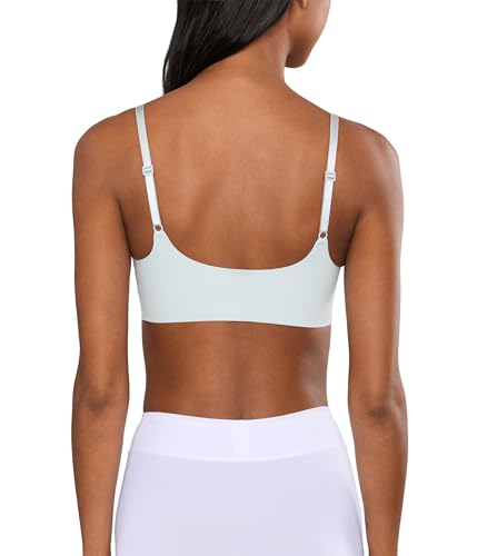 Image of Calvin Klein Women's Invisibles Comfort Seamless Adjustable Skinny Strap Bralette Bra