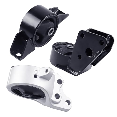 Engine Motor & Transmission Mount Kit 3pcs Compatible with Fits 1995-1999 Nissan Sentra, 1995-1998 200SX Replace A6324 A6379 A6398