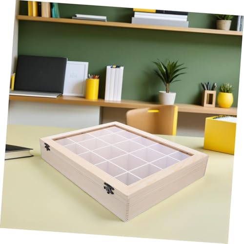 Vitrina de colección de rocas para proyectos escolares y salones 6