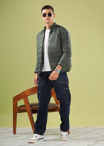Image of Dollar Jacket For Men Casual Zipper Bomber For Winter