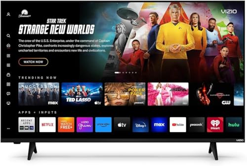 LUBL VIZIO Smart TV 43" Pulgadas Full HD Full Array led Backlight LED, con Bluetooth, AirPlay 2 y Chromecast Integrado, DTS Virtual X y HDMI VRR (VFD43M-0804)