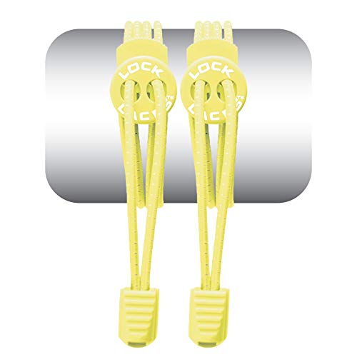 Image of Lock Laces - Elastic No Tie Shoelaces 1 Size Fits All for Kids Adults Tieless Shoe Laces Tennis Shoes Sneakers