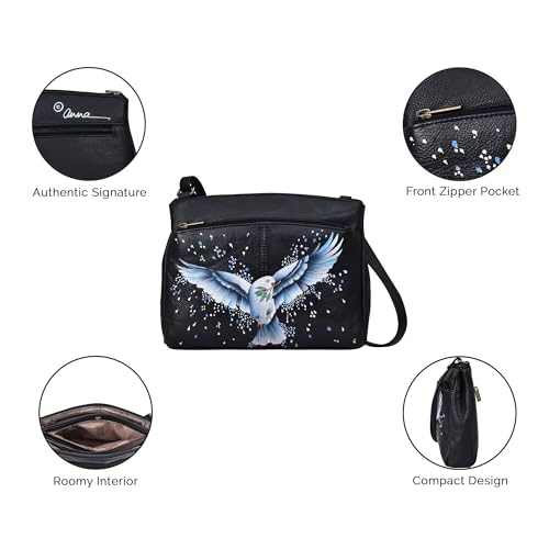 Anna by Anuschka Crossbody Organizer Bag-Leather3