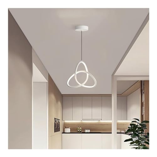 Lámpara de techo LED ajustable con silueta de anillo irregular de 17W 3