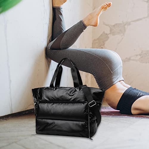 Segolike Bolsa Esportiva Feminina Vaveren Com Ombro Na Bagagem, Bolsa Esportiva Para Treino, Preta P