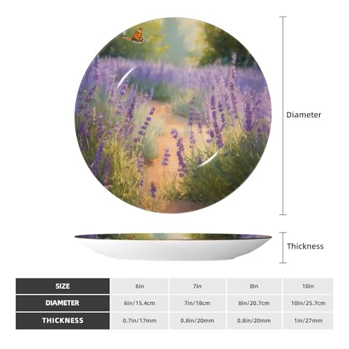 Assiette décorative en porcelaine anglaise artisanale, le cadeau idéal pour décoration murale - 3