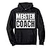 Meister Coach Geschenk für Fußball Trainer Pullover Hoodie