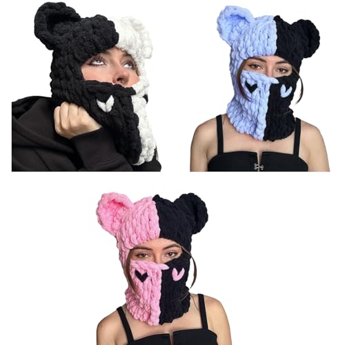 Couvre-visage intégral pour déguisement Halloween et ski hiver
