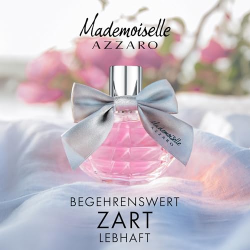 Azzaro Mademoiselle Eau de Toilette, fruchtig-blumiger Damenduft, 50 ml – Ansicht 3