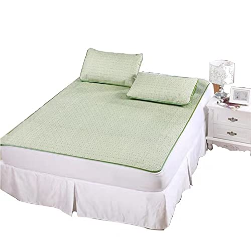 Coussin de lit rafraîchissant en bambou confortable pour l'été, tapis de couchage pliable en rotin, coussin frais pour lit 5 pour un confort et une relaxation ultimes