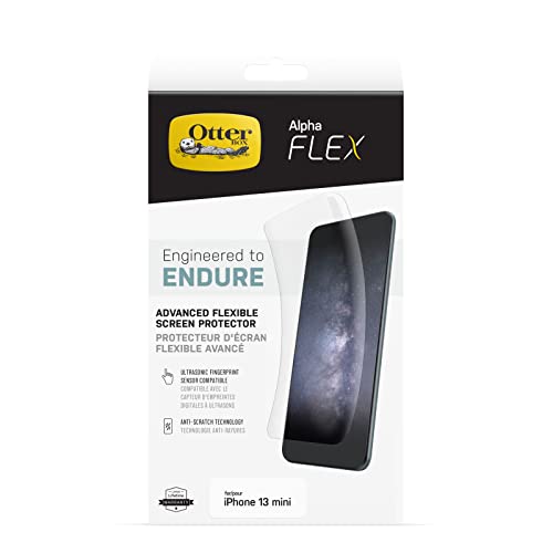 Film protecteur d'écran OtterBox Alpha Flex évite les rayures de l'iPhone 13 Mini