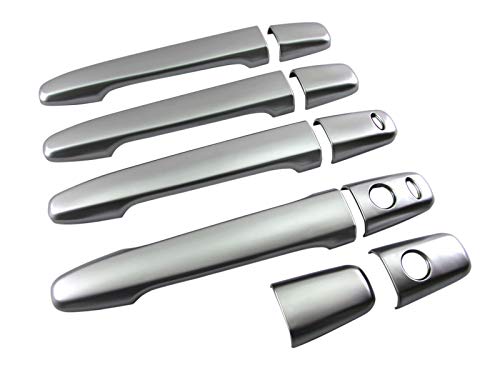 BRIGHTZ ランサー CZ4A ドアハンドルカバー ノブ サテンシルバー 【 DHC-NOBU-335 】 CZ4 CZ Z4 4 33148