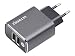 Produktbild Networx Premium USB Netzteil, Aluminium, 2x USB, 3.1A, Smart IC, spacegrau