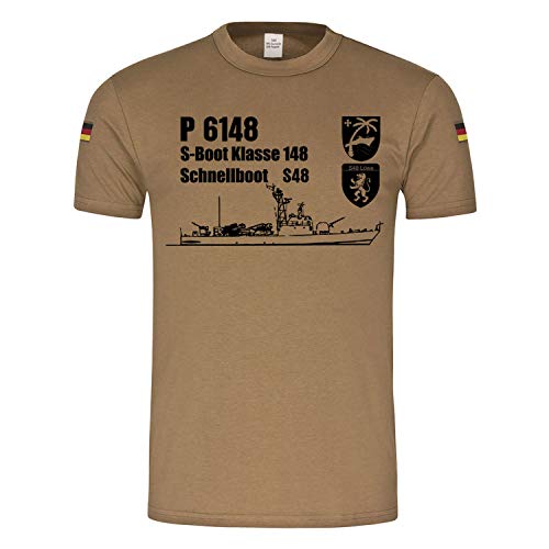 Flensburg Marine BW Tropen S47 P6147 : t-shirt militaire bateau rapide vert taille XL