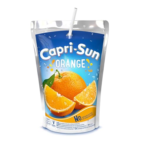 Capri-Sun Fruit Naranja - Sin Azúcares Añadidos, Bolsa 200ml