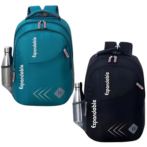 expandable 34 L Premium Bags (Combo of 2) Waterproof Backpack,Black & Blue|16-picture-23