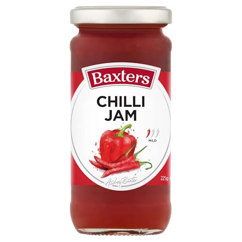 Baxters Chilli Jam – 225g | Sweet & Spicy Spread with Red Chillies | Gluten-Free | Perfect for Burgers, Stir-Fries & Cheese Boards