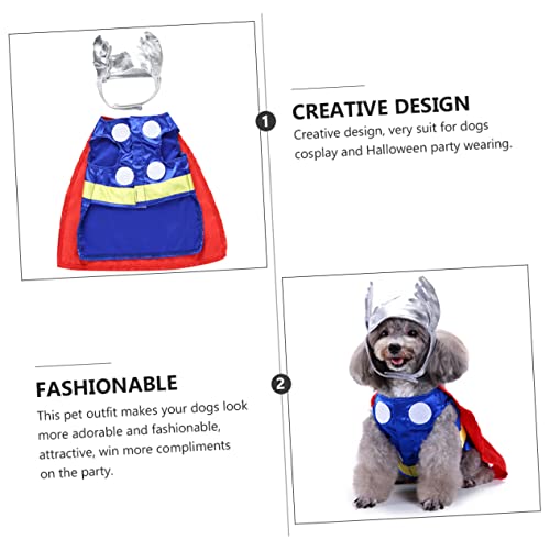 Disfraz Halloween para perros, tela transpirable, talla 24x19cm miniatura 4