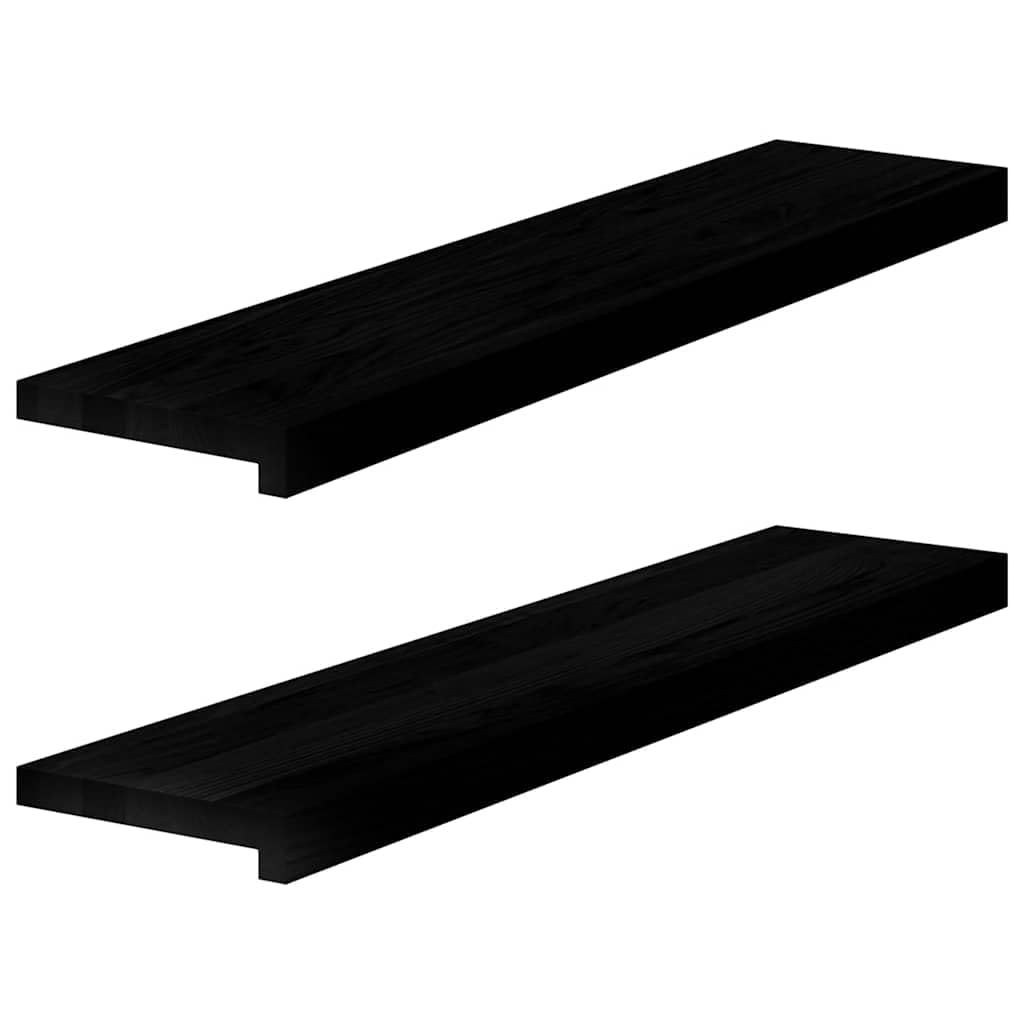 CIOURSTO Solid Oak Wooden Window, Sills Set of 2 Pcs, Natural Untreated Ledges for Home Decor and Display (90 x 20 x 2 cm)