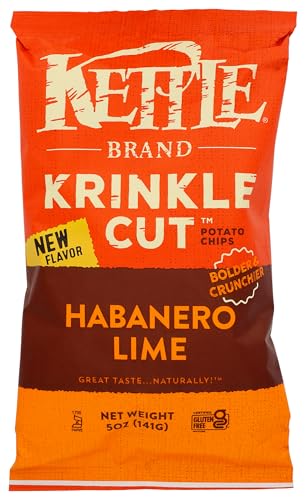 Image of Kettle Foods Habanero Lime Krinkle Cut Kettle Chips, 5 OZ
