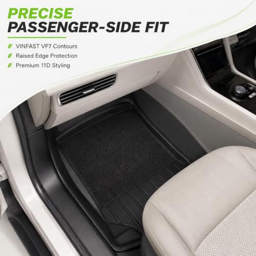 Image of EV MASTER 11D Car Floor Mats for Vinfast VF 7 Hybrid (2026 Onwards) Complete Set | All Weather | Anti-Slip | Luxury Premium Car Mat | Full Coverage | Custom Fitted Car Foot Mats